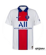 Paris-Saint-Germain Nike White Soccer Man Jersey Size XL - £54.50 GBP