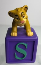 Disney Groiler Alphabet Fun Blocks Simba Letter S Lion King With Box - $7.65