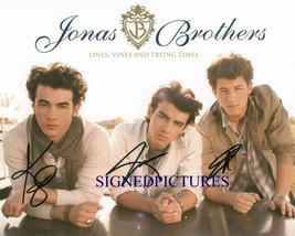 The Jonas Brothers Signed Autograph 8x10 Rp Promo Photo Kevin Nick And Joe - £15.79 GBP