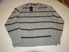 Mens Tommy Hilfiger long sleeve sweater shirt Pima L 7880581 Griffin 006 grey - £26.76 GBP