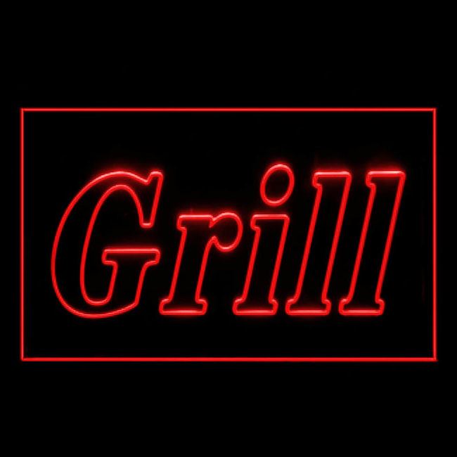 110120B Grill OPEN Bar Pub BBQ Pork Chicken Wing Cheese Turkey LED Light... - $21.99