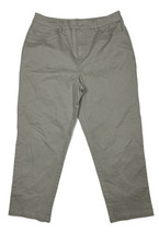 Asos Women Size 30 (Measure 30x25) Gray Straight Crop Chino Khaki Pants - £6.70 GBP