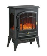 HOMCOM 22&quot; Portable Electric Fireplace Stove Heater 3-Sided Flame - €102,43 EUR
