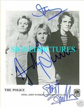 The Police Signed Autographed Rp Photo Sting Copeland + - £9.32 GBP