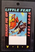 LITTLE FEAT - VINTAGE ORIGINAL CONCERT TOUR LAMINATE BACKSTAGE PASS - $15.00