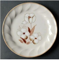 Vintage Salad Plate Felicity Sculptura Hearthside Stoneware Width 7 3/4 in - £4.65 GBP