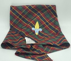 Cub Boy Scouts of America Neckerchief Webelos Scarf BSA Plaid Handkerchief - £5.75 GBP