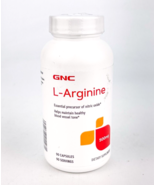 GNC L Arginine 500mg 90 Dietary Capsules BB05/26 - $17.37