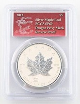 2012 Canada ML Dragon Gabinetto (Speciale Strike) Argento Reverse con Prova PCGS - $110.92