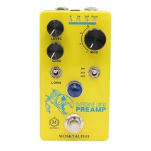 Mosky LM741 Preamp Guitar Fx Pedal Ov/drive Preamp Si Ge Soft M Series + Tuner - £35.95 GBP