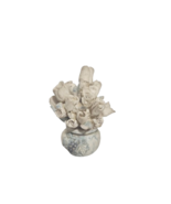 Small white flower pot decor - $25.00