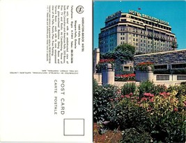 Canada Ontario Niagara Falls Sheraton-Brock Red Flowers Hotel Vintage Postcard - £7.51 GBP