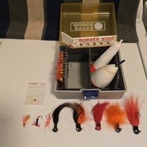Vintage Fenwick Mini Fishing Tackle Box with 17 Pieces of Accessories / ... - $43.40