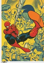 Michael Cho SIGNED Marvel Comics Fine Art Print ~ Spiderman Green Goblin... - $59.39