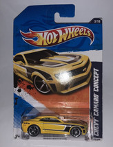 2011 Hot Wheels Nightburnerz  Chevy Camaro Concept  Yellow - $6.92