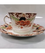 Antique Victorian Royal Albert Crown China Radium Imari Tea Cup &amp; Saucer... - £29.12 GBP