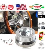 Compact Steering Wheel Hub Adapter for 5 &amp; 6 Hole Steering Wheels - Alum... - $1,366.09 MXN