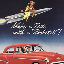 1950 Red GM Oldsmobile Series 88 Rocket Advertising Print Ad 10&quot; x 12.5&quot; - £10.82 GBP