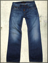 Rivet De Cru Anthony Flap Back Pocket Mens Straight Denim Jeans Medium Blue 32 - £57.54 GBP