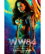 Wonder Woman 1984 Poster Gal Gadot DC 2020 Movie Art Film Print 24x36" 27x40 - £8.52 GBP - £11.65 GBP