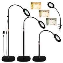 10X Magnifying Glass With Light And Stand, 3-Color Stepless Dimmable Led... - $118.99