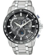 Citizen ECO-DRIVE Mens Watch Perpetual Chrono Atomic Titan Wristwatch AT... - $22,818.62 MXN