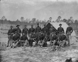 US 3rd Indiana Cavalry Soldiers Petersburg ,VA - 8x10 Civil War Photo 1864 - $8.81