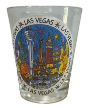 Shot Glass Las Vegas Strip Casino Souvenir Tourist Vintage - $9.74