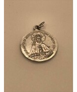 Vintage Silver Tone Sacrament of Jesus Pendant Charm Religious Christian... - $150.53 MXN
