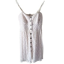 Cream Lace Spaghetti Strap Mini Dress - £9.85 GBP