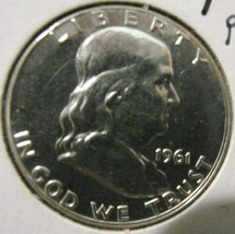 1961 Franklin Half Dollar - Proof - £27.70 GBP