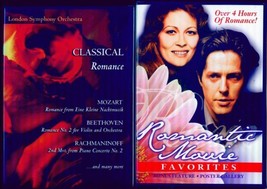 ROMANTIC MOVIES FAVORITES: 3 Classic Romance Movies + London Symphony NEW 2 DVD - £9.81 GBP