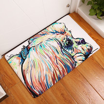 Colorful Cartoon Dog Print Floor / Door Mat 15.7&quot; x 23.6&quot; x .315&quot; (O) - £23.39 GBP