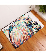 Colorful Cartoon Dog Print Floor / Door Mat 15.7&quot; x 23.6&quot; x .315&quot; (O) - £23.41 GBP