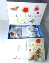 ILLY Art Collection Kiki Smith 2 signed &amp;numbered Cappuccino Cups &amp;Sauce... - £312.73 GBP