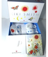 ILLY Art Collection Kiki Smith 2 signed &numbered Cappuccino Cups &Saucers ,NEW - $400.00