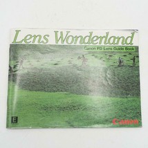 Vintage Canon FD Lens Wonderland Camera Guidebook 1982 - £27.17 GBP