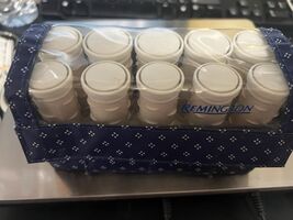 Vintage Remington Express Travel Hot Rollers 10 Original Blue Case Teste... - $39.59