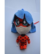 Zag Heroez Miraculous Ladybug Plush Figure Doll Clip Soft Lady Bug Used ... - £11.88 GBP