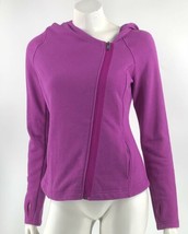 Under Armour All Season Gear Sweatshirt Jacket Sz Small Purple Asymmetrical Zip - £27.66 GBP