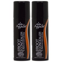 AGADIR Root Concealer For Gray Coverage, Light Brown, 2 oz (Pack of4) - £27.51 GBP