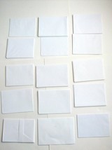 Lot of 50 White Greeting Card Envelopes Various Sizes - $1.75