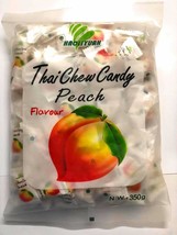 Haoliyuan Thai Chew Candy Peach 350 gm (appx. 100 pcs) Free shipping world - $27.56