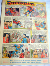 1953 Comic Strips Superman by Wayne Boring &amp; Mandrake the Magician by Le... - $9.99