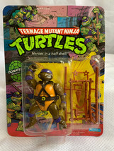 1988 Playmates Toys "DONATELLO" TMNT Action Figure in Blister Pack Unpunched - $138.55
