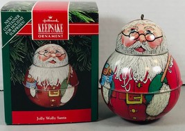 Hallmark Keepsake Ornament -Jolly Wolly Santa - Container for Holiday Surprises - £7.73 GBP