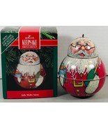 Hallmark Keepsake Ornament -Jolly Wolly Santa - Container for Holiday Su... - £7.89 GBP
