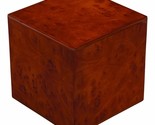 Large/Adult 230 Cubic Inches Burlwood Cube Funeral Cremation Urn for Ashes - $199.99