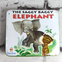 The Saggy Baggy Elephant Little Golden Book Mini Tin Lunchbox - £7.75 GBP