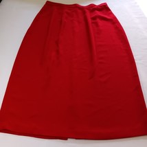 Back Zipper Elastic Waist Women&#39;s Red Skirt Size 2XL Measured Waist 34 - €5,92 EUR